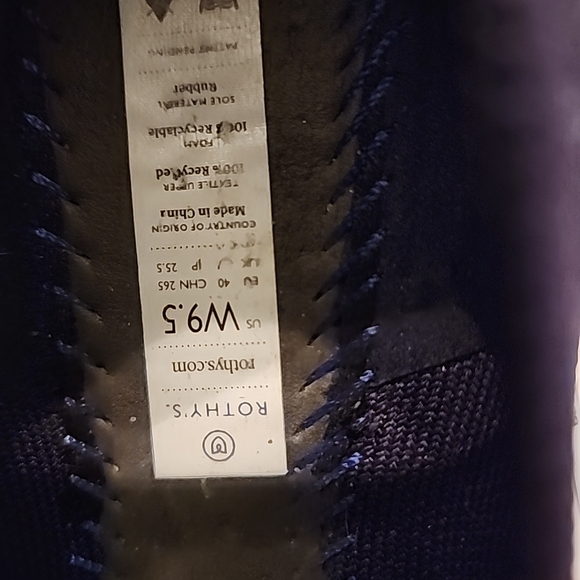 Rothys Navy Blue Ballet Flat Shoes - Picture 8 of 8